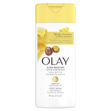 Olay Ultra Moisture Gel Doccia per Donne, Profumo di Burro di Karité, Formato da Viaggio, 3 oz (Confezione da 3)