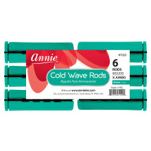 ANNIE JUMBO RODURI DE VADE COLLE CU CUR BAND pentru ondularea parului ?i styling permanent - maro - set de 3 pachete de 6 (18 buca?i)