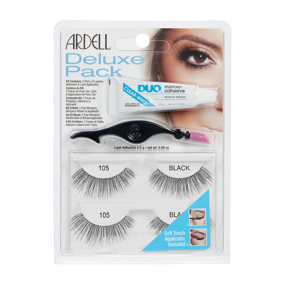 Ardell Deluxe Pack 105 with Applicator  68987  0.07 Pound