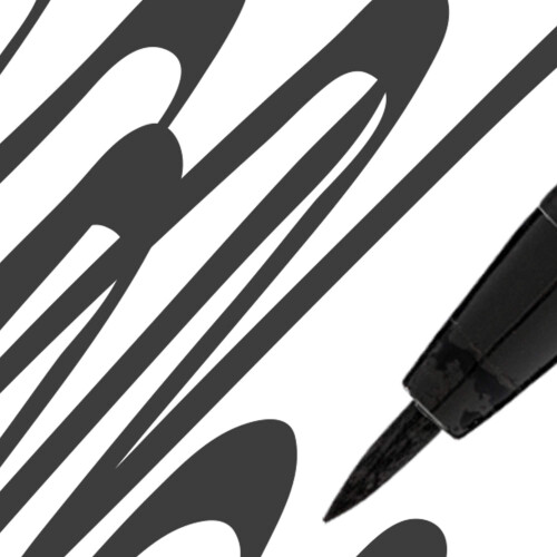 Black Radiance Υγρή Αδιάβροχη Στυλό Eyeliner - Μαύρο Βελούδο 2