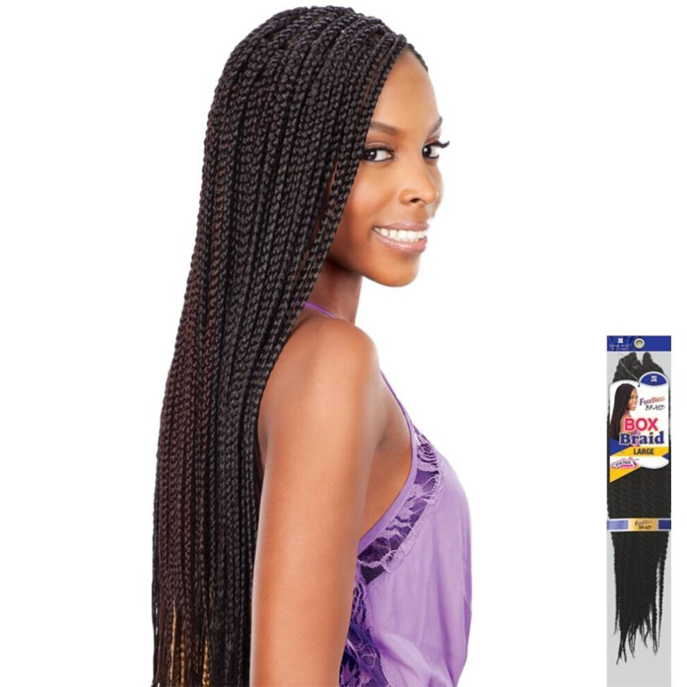 Freetress Flï¿½Tor Unisex Not,Specified Freetress Braid Box Braid Medium (1B)