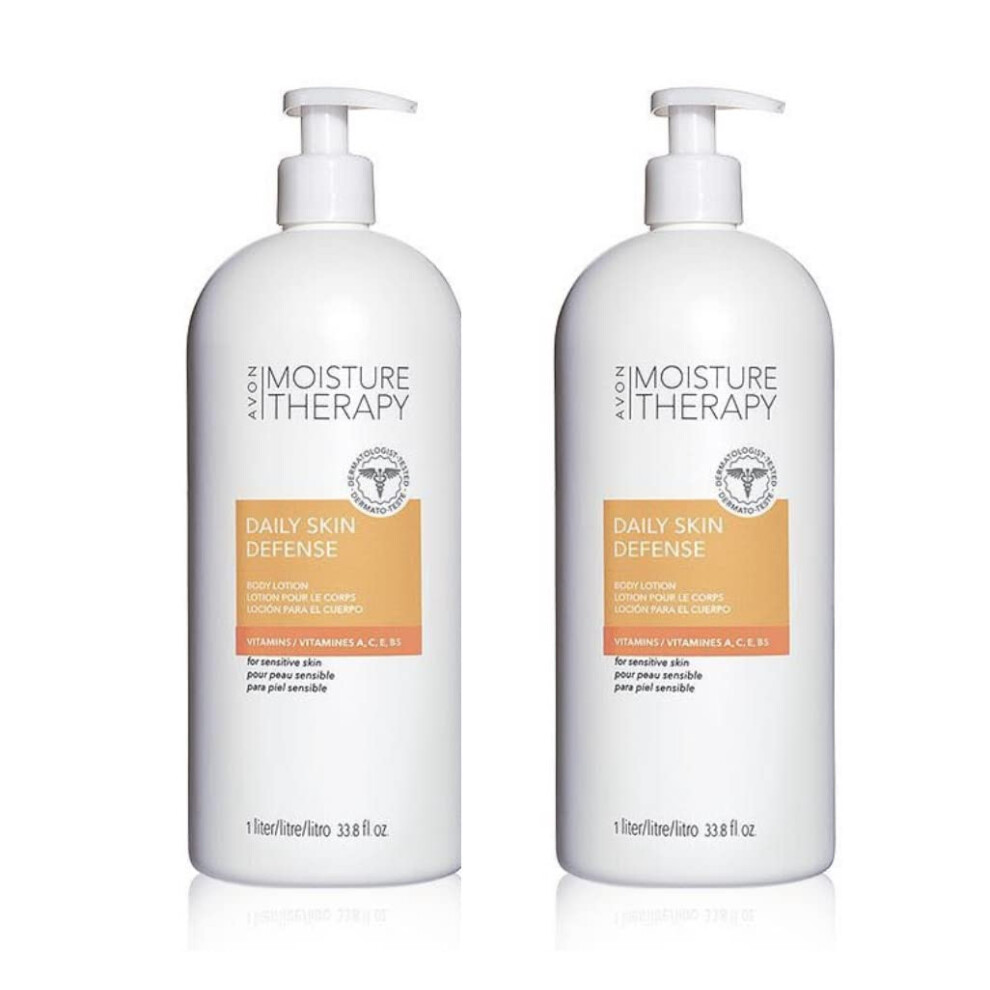 Avon Moisture Therapy Daily Skin Defense Lot Of 2