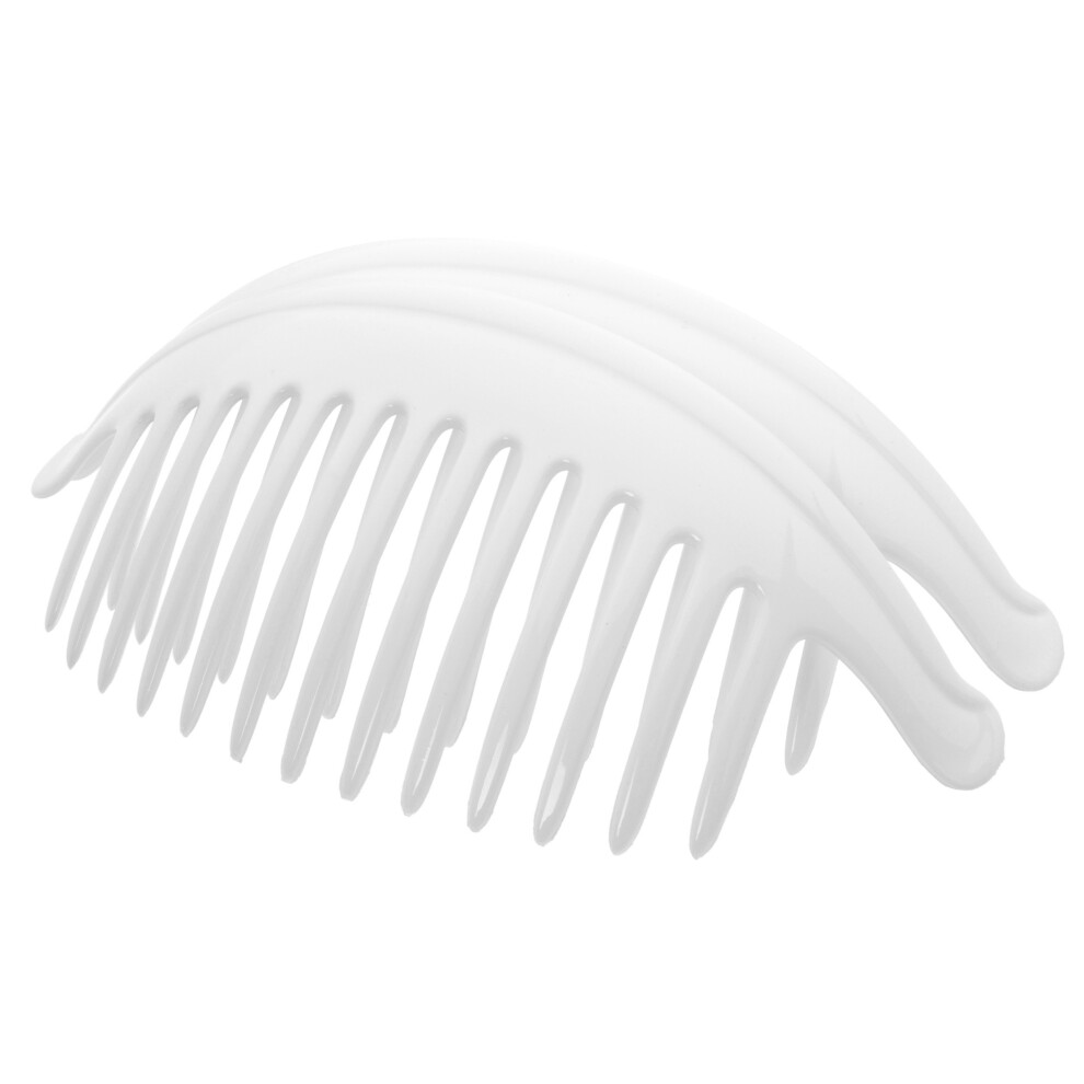 Virgin-Francia France Luxe Belle Larger Interlocking Comb White Set Of 2 - An Excellent Styling Solution For Long/Thick Or Curly Hair