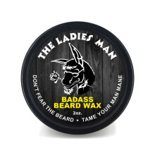 Badass Beard Care Bartwachs fr Mnner Der Damen-Mann-Duft 2 oz macht das Barthaar weicher und lsst Ihren Bart dichter aussehen und sich dichter