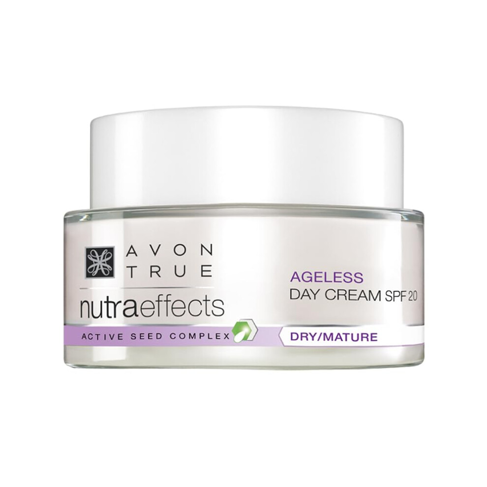 Avon Nutra Effects Ageless Day Cream SPF 20  50g - Dry/Mature - Active Seed Complex-image-OPC-PFNJD9D-NEW