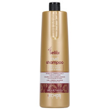 EcHOS LINE curl control Shampoo with Honey and Argan Oil 1000Aml seliarA control curly Shampoo with Honey and Argan Oil