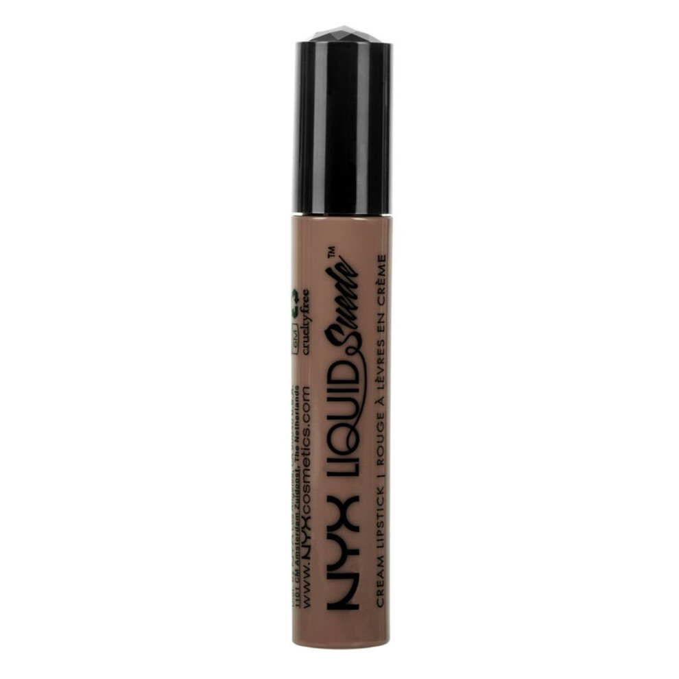NYX PROFESSIONAL MAKEUP Liquid Suede Cream Lipstick - Downtown Beauty (Walnut Brown)