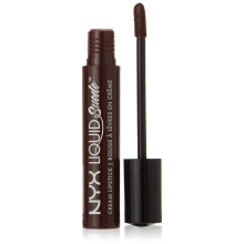 NYX PROFESSIONAL MAKEUP Kremowa szminka w plynie Suede  Club Hopper (brazowa z czerwonawym odcieniem)