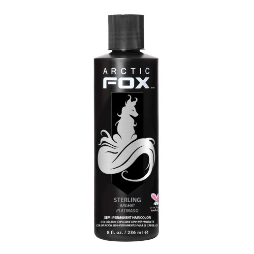 ARCTIC FOX Βαφή Μαλλιών Vegan και Χωρίς Σαφάτη (8 Fl. Oz, Ασημί)