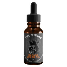 Badass Beard Care Bart   l fur Manner     Der Wikingerduft 1 oz     Alle naturlichen Inhaltsstoffe halten Bart und Schnurrbart voll, weich und gesund