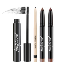 Beauty for Real 4-Play Boxed Eye Set Burgundy - Includes Hi-Def Mascara (Just Black) I-Line 24/7 Eyeliner (Black Magic) and Shadow Stx Eyeshadow in Mi