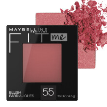 Powder Blush Maybelline Fit Me Lehk Hladk Msiteln Dlouhotrvajc celodenn make-up zlepujc oblicej Barva Berry 1 pocet