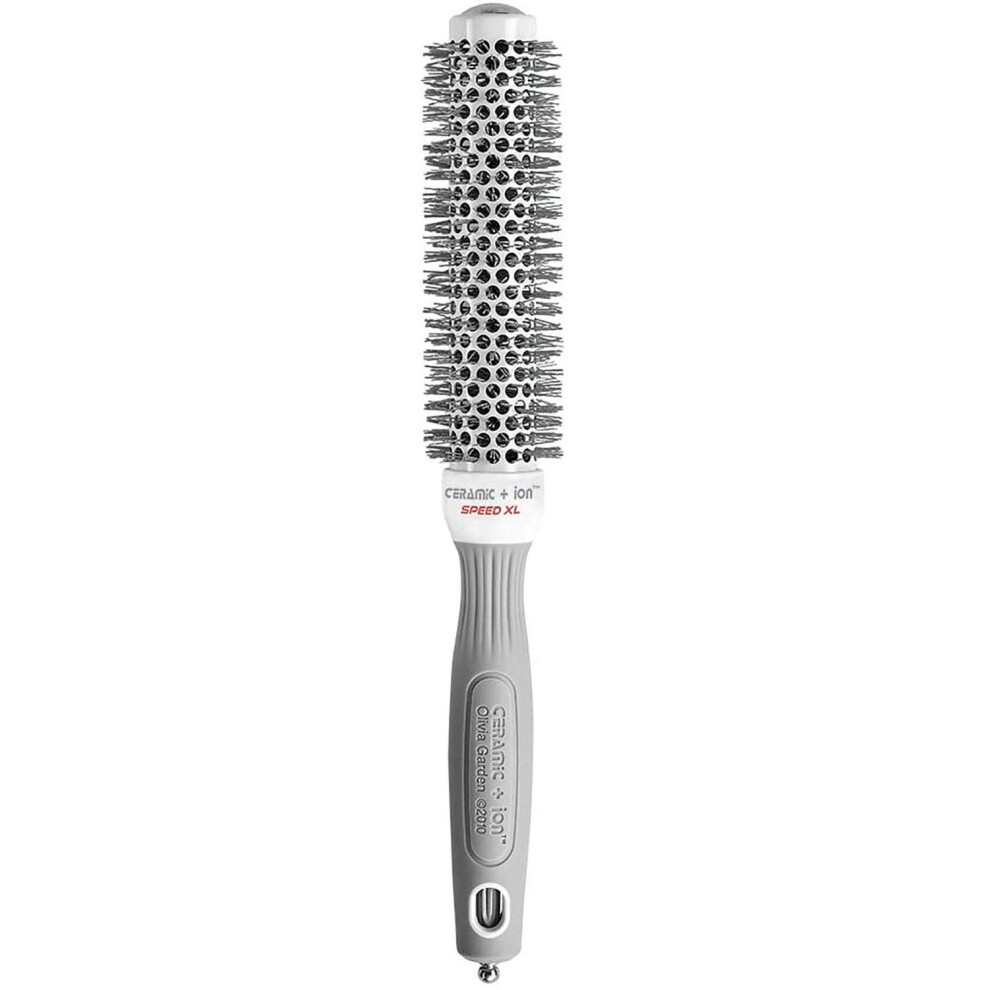 Brosse à cheveux thermique ronde en céramique + ionique Olivia Garden CIXL-25 (1"")