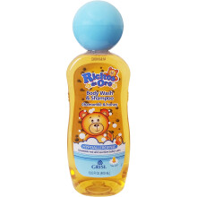 Ricitos de Oro Gel douche et shampooing hypoallergénique 2 en 1 pour bébé, sans larmes, à la camomille et au miel ; 13,5 oz liq.