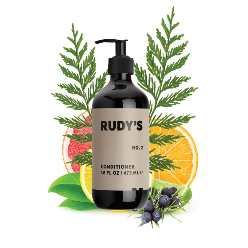 Rudy-Games Rudy's No. 2 Conditioner - Repairs And Strengthens Hair - Natural Ingredients Sulfate & Paraben Free (16 Fl Oz)