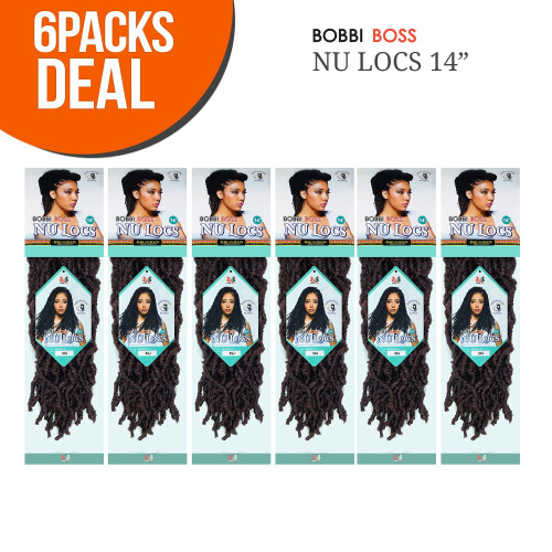 Bobbi Brown Bobbi Boss Συνθετικές Κροκέτες African Roots Braid Collection Nu Locs 14" (6-PACK, 1) 2