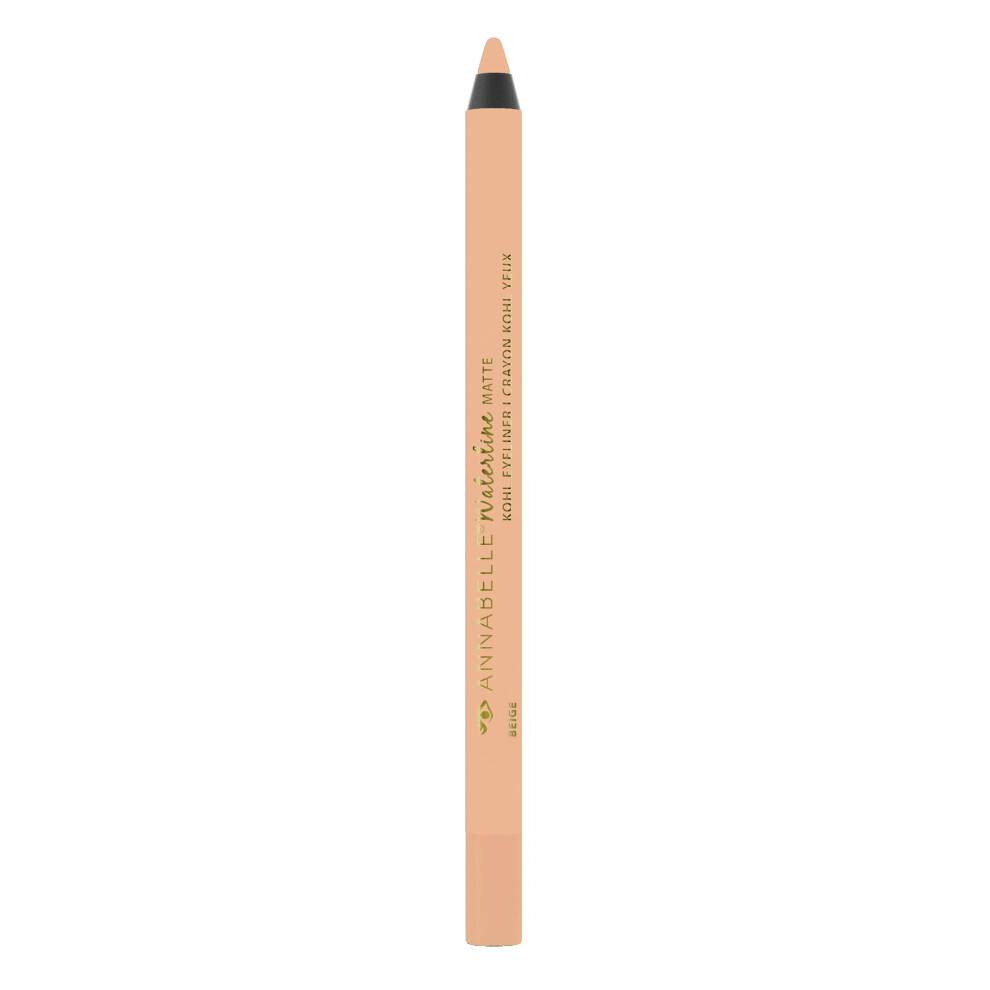 Annabelle Waterline Matte Kohl Eyeliner Pencil Beige Intense Colours Matte Finish Easytoapply Longlasting 10H Waterproo
