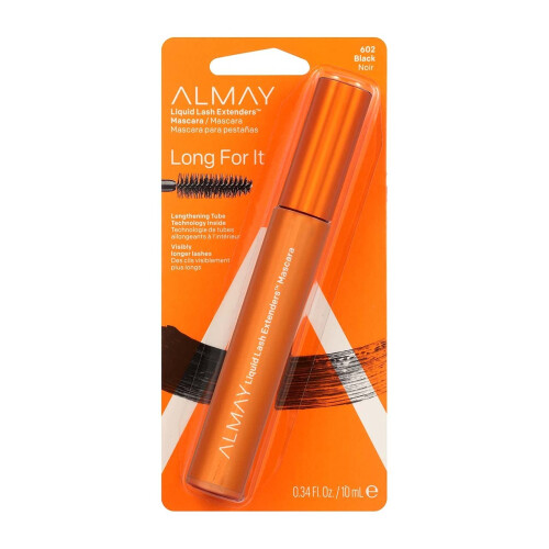Almay Liquid Lash Extenders Mascara, Μαύρο, 0.34 Υγρών Οζ