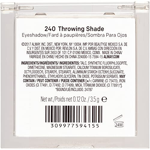 Almay Shadow Squad, Throwing Shade, 1 τεμάχιο, παλέτα σκιών , 240 Throwing Shade 1