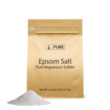 Ingredienti originali puri Sale Epsom (4 oz) Solfato di magnesio puro Soluzione di ammollo di qualità alimentare
