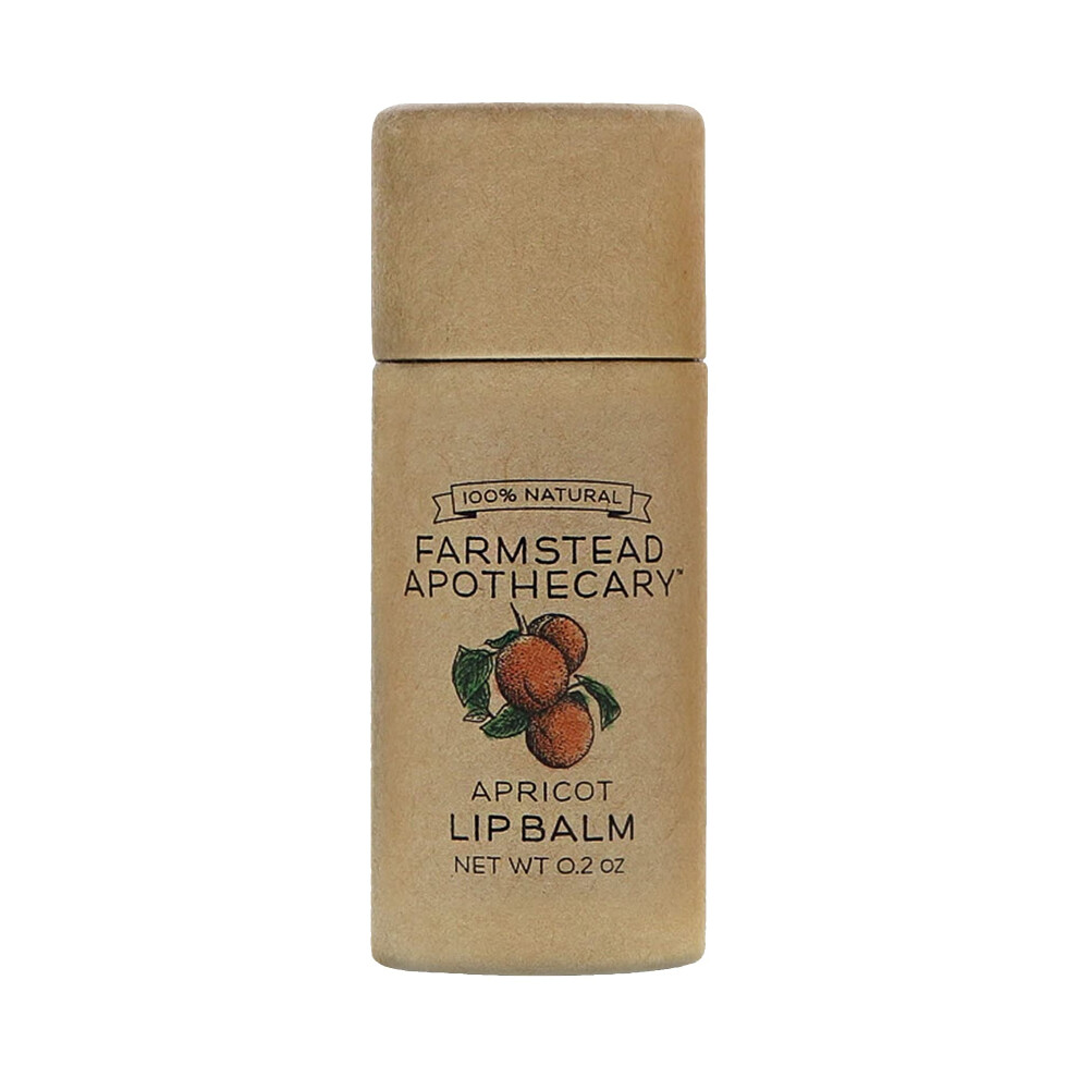 Farmstead Apothecary Lip Balm Apricot 025 Ounce