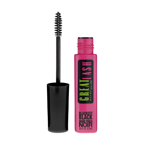 Maybelline Maybelline New York Great Lash Αδιάβροχη Μάσκαρα, Μαύρη 2 Τεμάχια 1