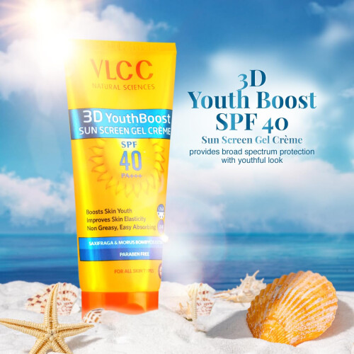 VLCC 3D Youth Boost SPF40 Αντηλιακό Gel Creme(100γρ) 1