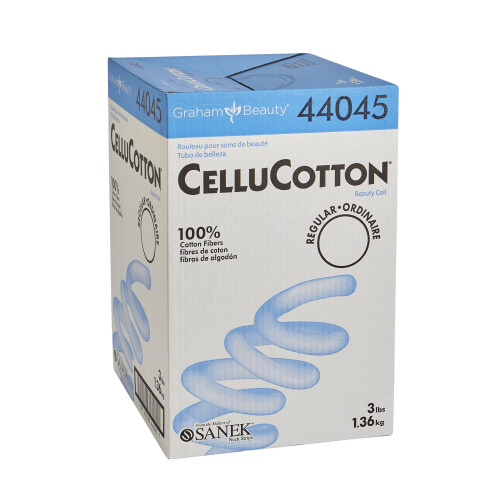 Graham Beauty Cellucotton, 44045, Rizo de Cuidado Capilar, Algodón, Blanco, Forma