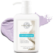 Keracolor Clenditioner PLATIUM Hair Dye - Semi Permanent Hair Color Depositing Conditioner Cruelty-free 12 Fl. Oz.