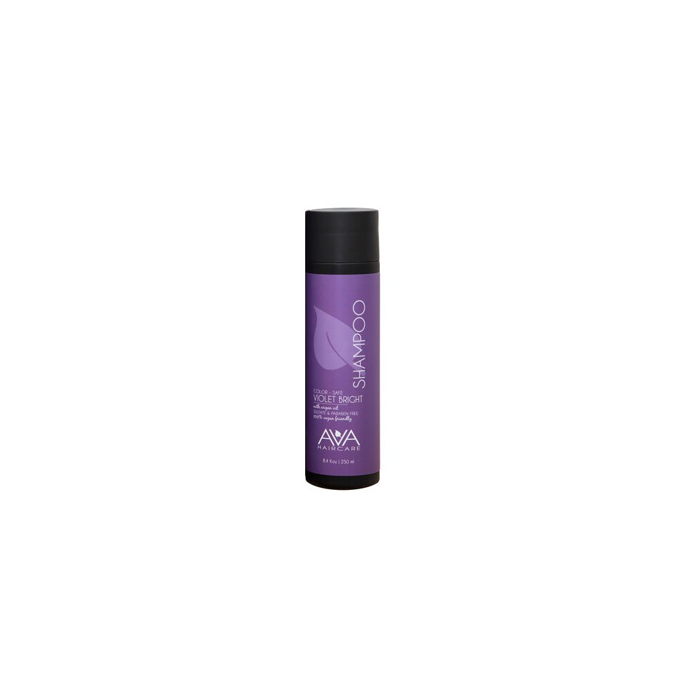 Capelli New York Ava Haircare - Violet Bright Shampoo - Vegan Sulphate Free Paraben Free Cruelty Free - Violet Shampoo 8.4Oz