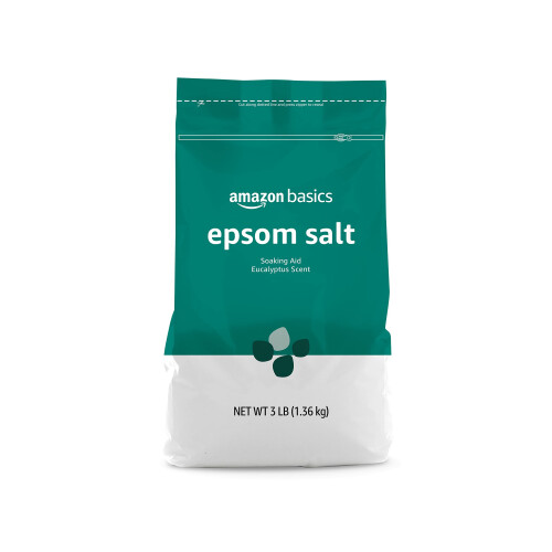 Amazon Basics Epsom Salt Soaking Aid, Eucalyptus Doft, 3 Pund (6-Pack) 2