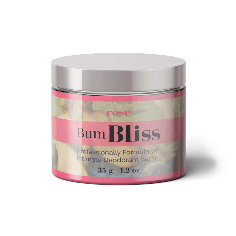 Giorni Di Laurea Bum Bliss Intimate Deodorant Balm -(Rose) Odor Neutralizer For Your Bu