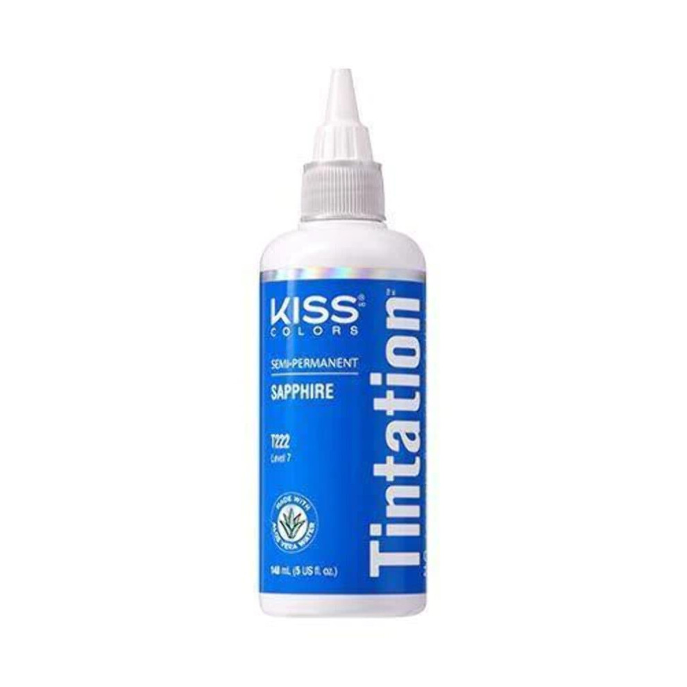 Kuss Kiss Tintation Semi-Permanent Hair Color Treatment 148 Ml 5 Us Fl.oz Sapphire
