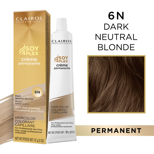 Clairol Clairol Professionell Permanent Crème, 6n Mörk Neutral Blond, 2 oz (Pack om 1) 1
