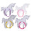 Einhorn Pailletten Haargummis 2