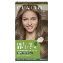 Clairol Natural Instincts Demi-Permanent Hair Dye, 7A Dark Cool Blonde Hair Color, Pack of 1