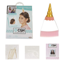 Coiffures mignonnes pour filles de CGH ! Kit de coiffure licorne avec outil de fabrication de chignons en mousse