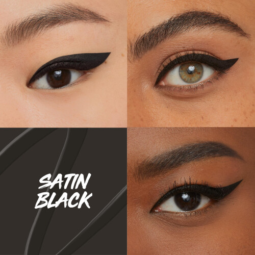 Maybelline Maybelline Eyestudio Master Precise Υγρό Μάσκαρα Ματιών, Μαύρο, 2 Τεμάχια 2