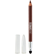 Maybelline New York Line Express Anspitzbarer Holzstift-Eyeliner, Brunlich-Schwarz, 1 Stck