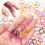 2000 Mini Elastici per Capelli Colorati in Scatola per Acconciature e Treccine 3