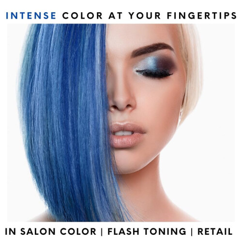 Shampoo Watercolors Intense Color, Ημιμόνινη Χρωματική Απόθεση 8.5 oz - ΜΠΛΕ 1