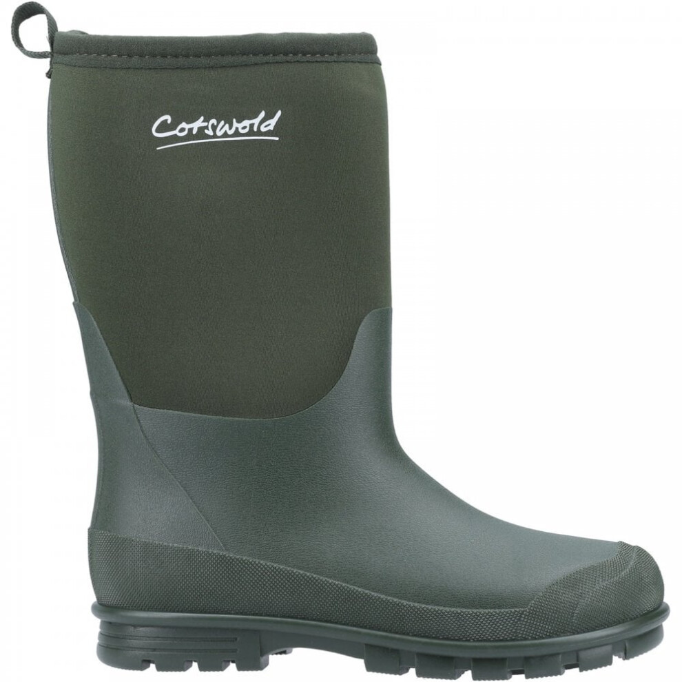 Senior Hilly | Green | Kids Neoprene Wellies