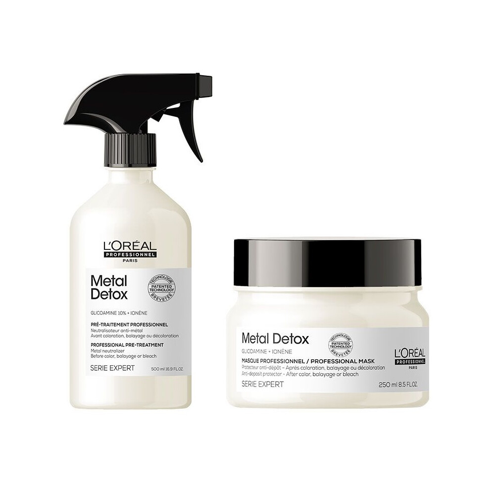 L'Oreal Serie Expert Metal Detox - Mask 250ml - Spray 250ml