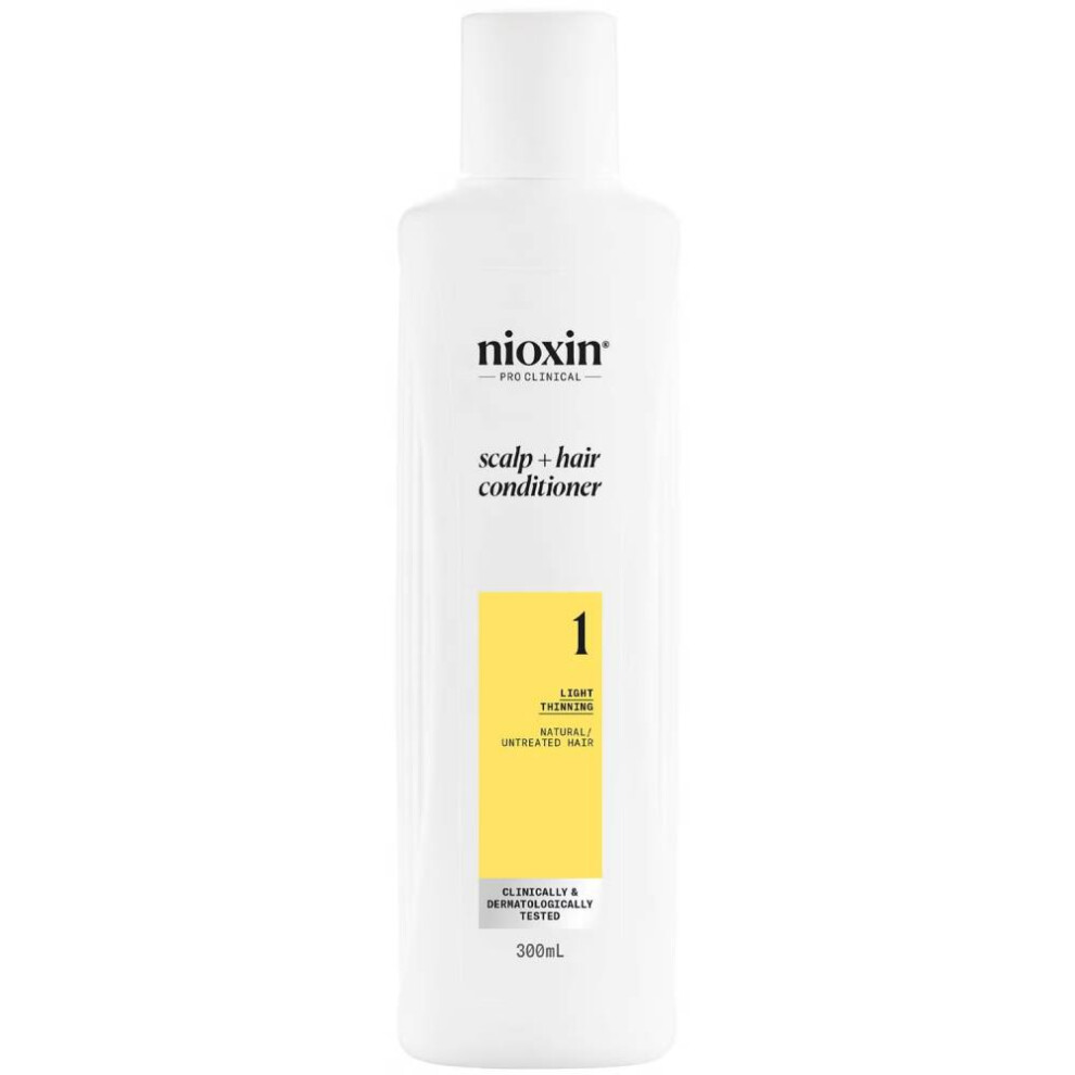 Nioxin System 1 Scalp + Hair Conditioner for Light Thinning Natural Hair 300ml