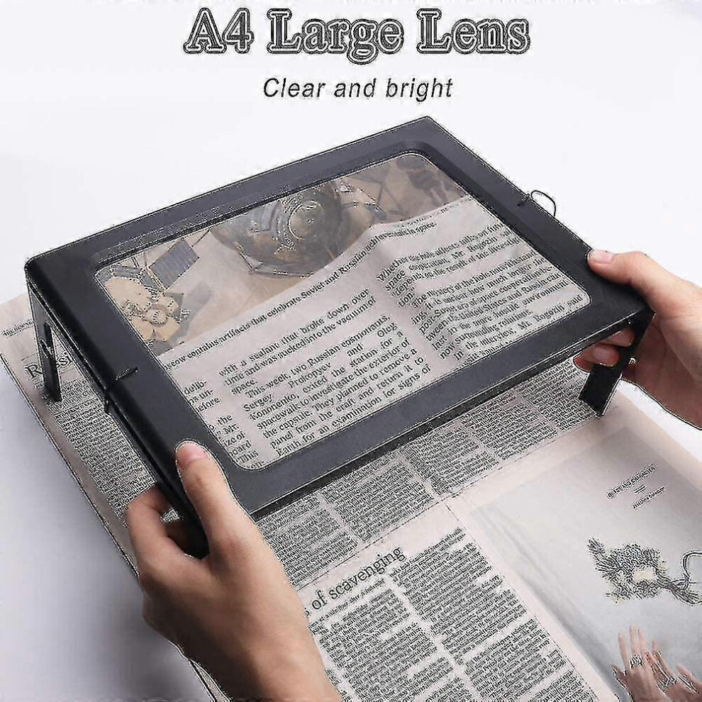 Photos - Other Office Equipment  Reading Magnifier, Magnifying Glass With Light 3x Magnification Reading Aid With 4 Led Light For Elderly(As show, One size)