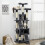 PawHut PawHut 173cm Cat Tower Scratching Post Activity Centre for Indoor Charcoal 1