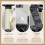 PawHut PawHut 173cm Cat Tower Scratching Post Activity Centre for Indoor Charcoal 5