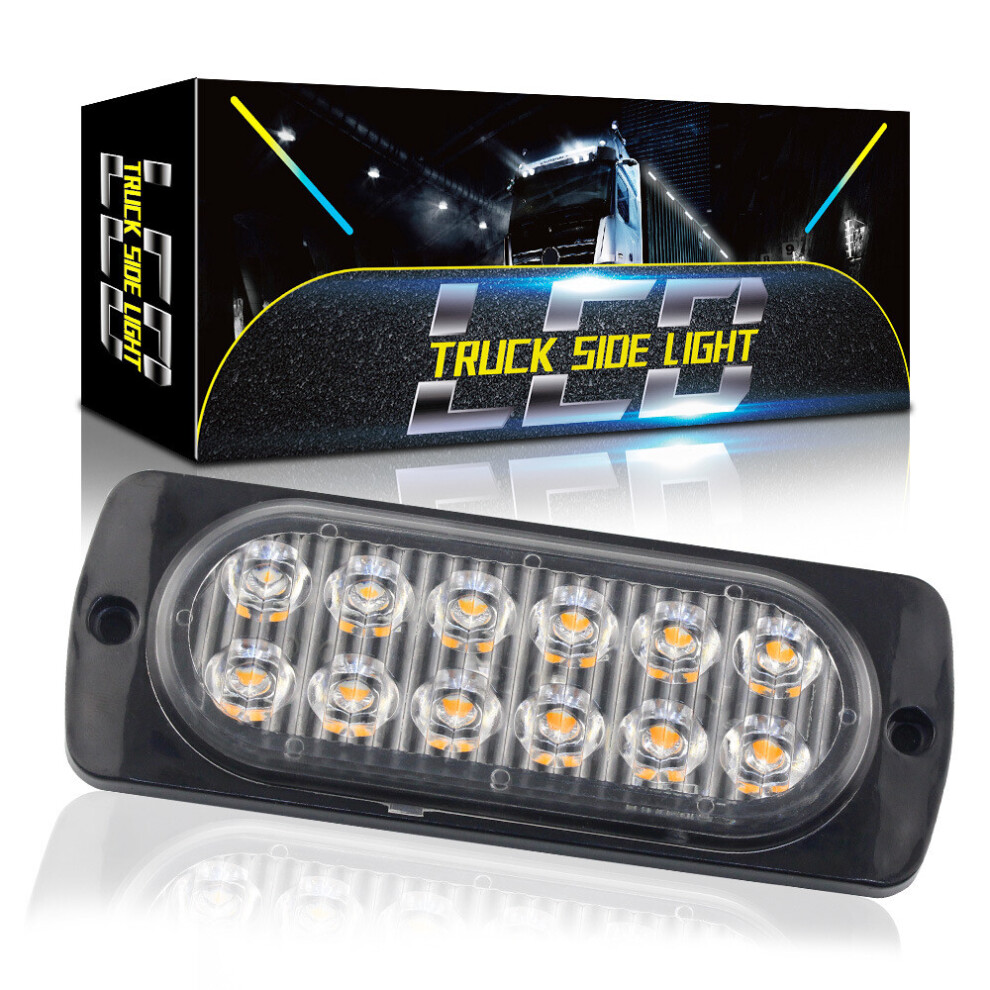 Flash Side For 12-24V Pickups Truck Trailers Suv Van Caravan And Boat Lorry Bus Light 809736782293