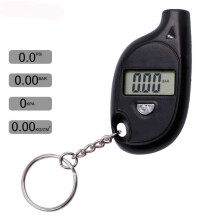 Jauge de pneu Mini Keychain Digital Lcd Display Car Tire Air Tester Meter Auto Car Motorcycle Tire Safety Alarm