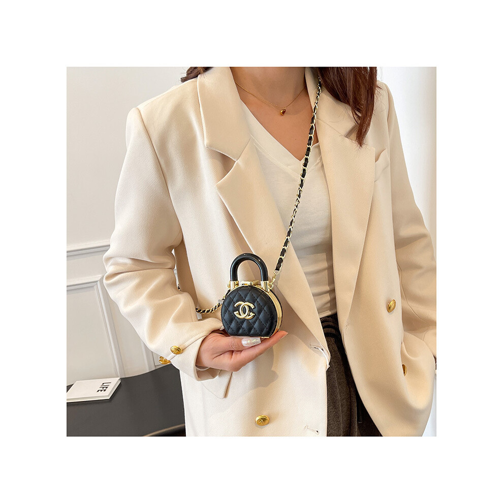(Section 4) Stylish Letter Diamond Chain Mini Crossbody Bag